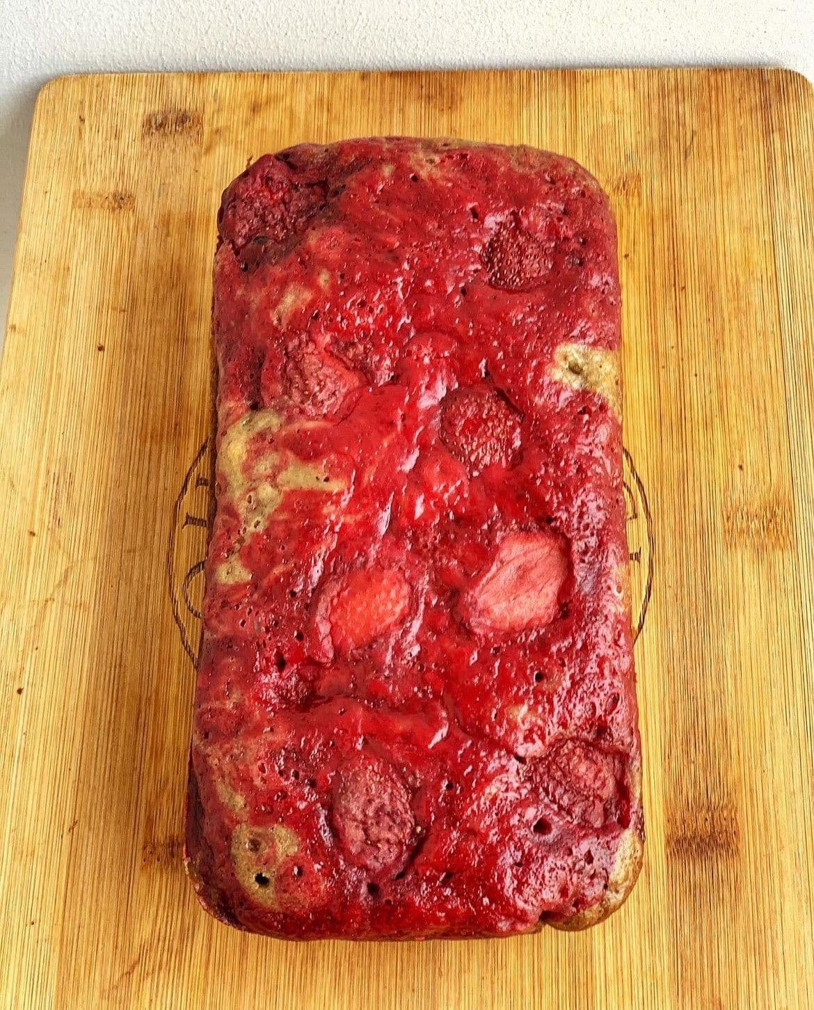 Strawberry loaf